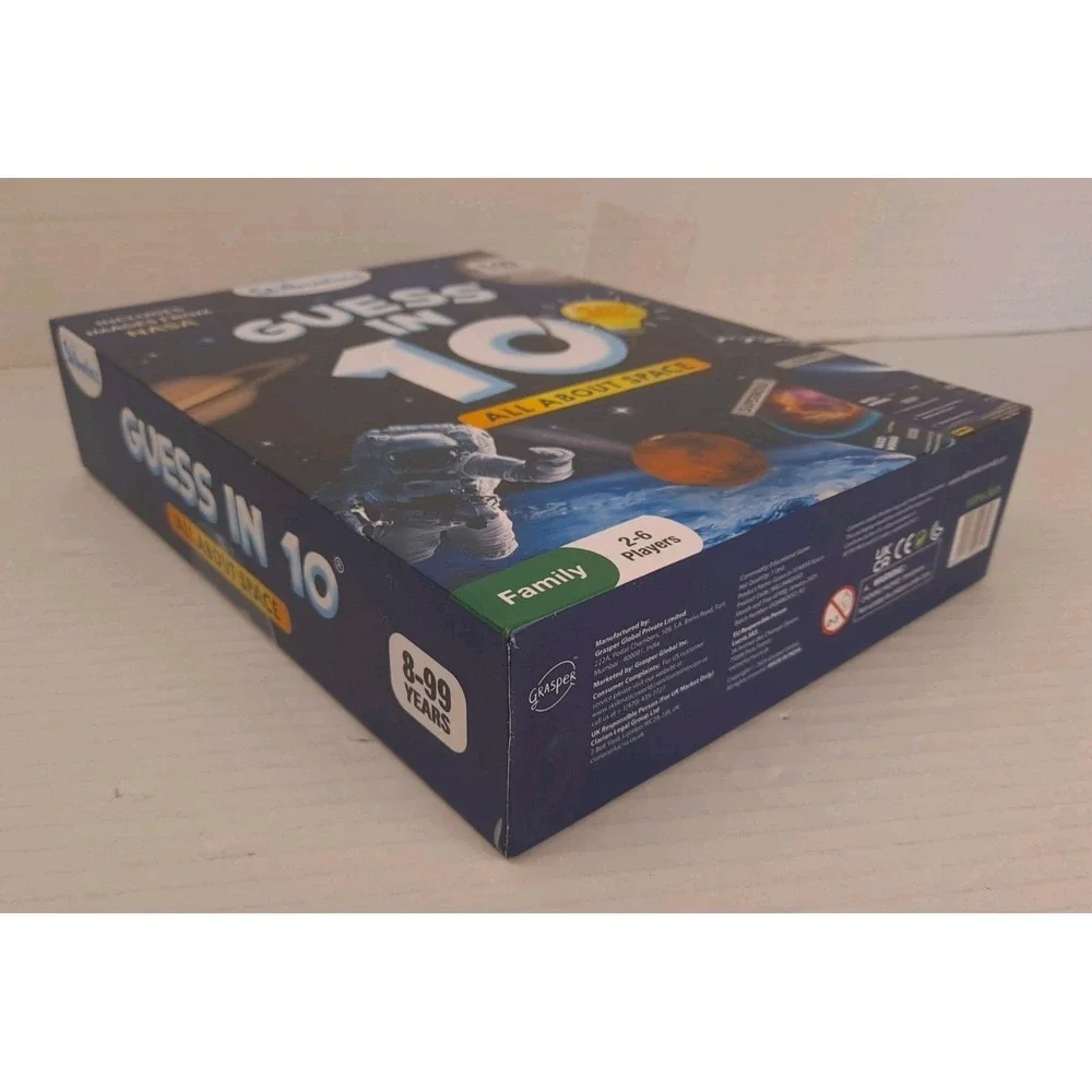 Skillmatics Card Game - Guess in 10 NASA Space Card Game 2-6 Player  Sealed